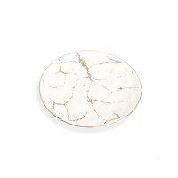 Classic Touch  6.75″ Dessert Plates with Design, Set of 6