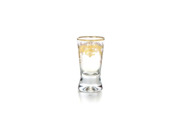  CLGG610 Liqueur Glasses with 24K Gold Artwork, Set of 6