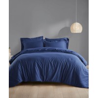 Clean Spaces 5-Pc. Comforter Set Bedding, Navy, Full