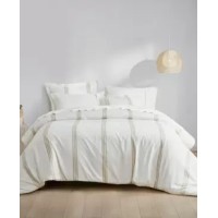 Clean Spaces 7-Pc. Comforter Set, King, Beige