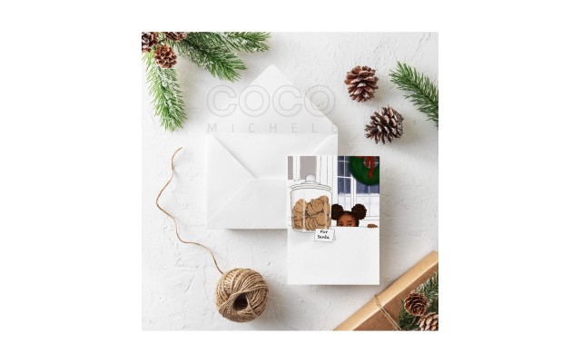 Closeout! Coco Michele Cookies for Santa Card