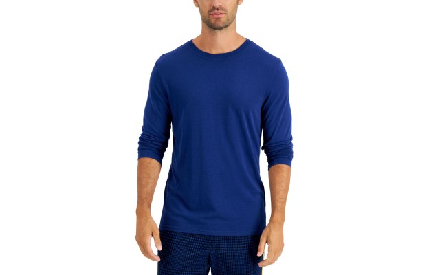  Men’s Chatham Knit Long-Sleeve T-Shirts, Navy, Medium