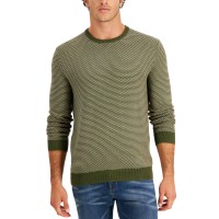 Club Room Men’s Elevated Tonal Texture Sweaters, Green, Small