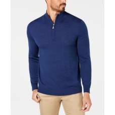 Club Room Men’s Quarter-Zip Merino Wool Blend Sweaters