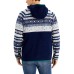  Men’s Sherpa Fleece Anorak Pullovers, Gray Combo, XX-Large