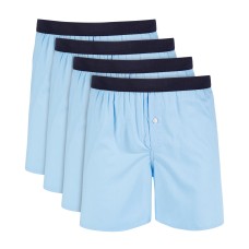 Club Room Men’s 4-Pk. Cotton Boxers, Skysail Blue, XX-Large