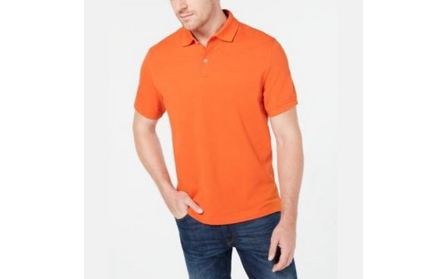  Men’s Classic Fit Performance Stretch Polo T-Shirt, Turmeric, XX-Large