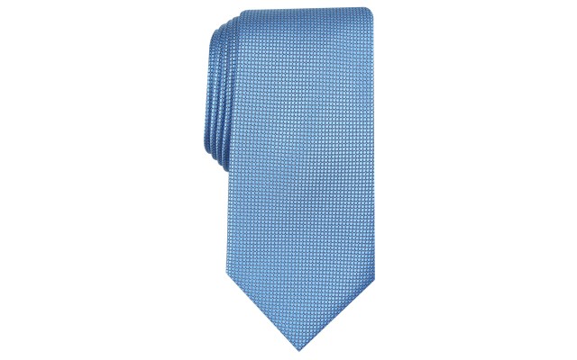  Men’s Classic Neat Dot Tie, Light Blue