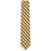  Men’s Classic Stripe Tie, Gold