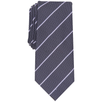 Club Room Men’s Harro Stripe Silk Blend Textured Slim Tie, Teal