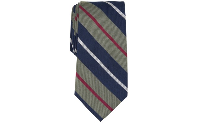  Men’s Loretto Stripe Tie, Hunter