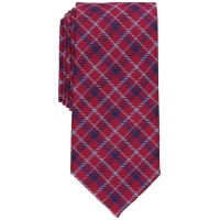 Club Room Men’s Rivington Plaid Tie, Red