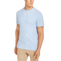 Club Room Men’s Solid Crewneck T-Shirt, Light Blue, X-Large