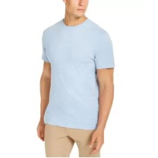 Club Room Men’s Solid Crewneck T-Shirt, Small, Blue