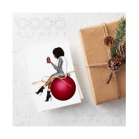 Coco Michele All That Glitters Card, Red, 4.25″ x 5.5″
