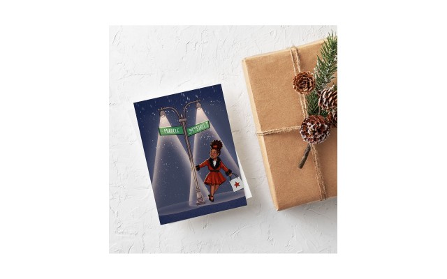 Coco Michele Miracle Card, Navy, 4.25″ x 5.5″