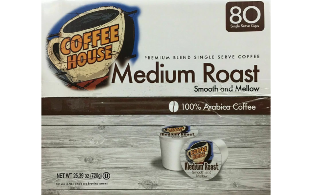  Medium Roast Coffee K-cups 80 Count