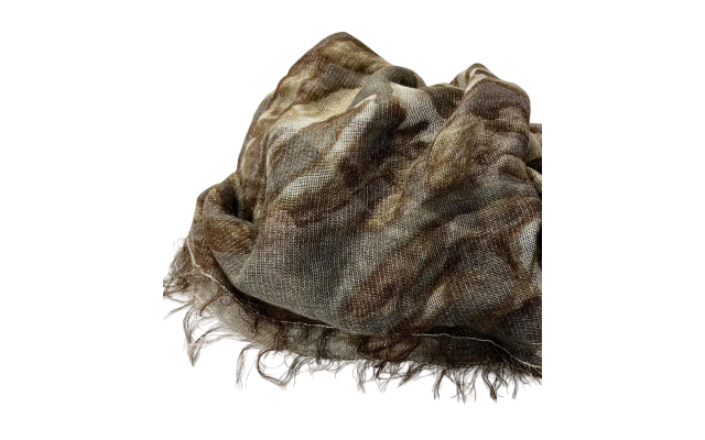 Collection 18 Leaping Leopard Taupe Metallic Fashion Scarf, Taupe/Brown