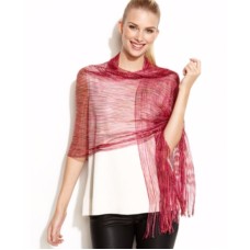 Collection Xiix Space Dyed Lurex Wrap, Red