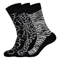 Conscious Step Unisex Protect Wild Animals Socks 3 Pairs (Multi)
