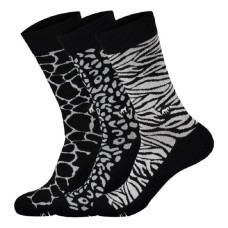 Conscious Step Unisex Protect Wild Animals Socks 3 Pairs (Multi)