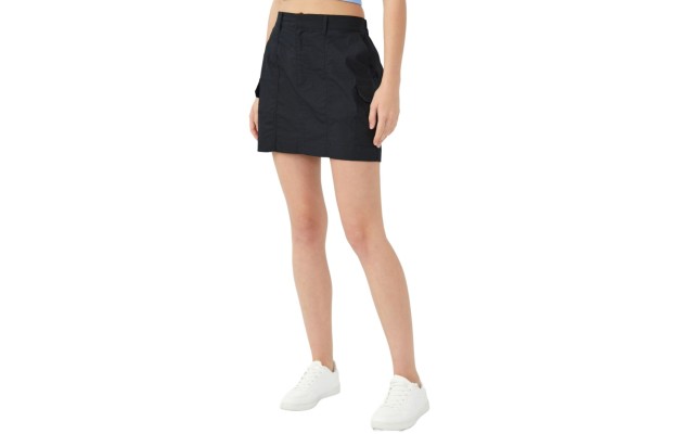  Women’s Scout Cargo Mini Skirts, Black, 6