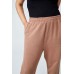  Women’s Trendy Plus High Rise Sweatpants, Brown/14W