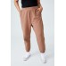  Women’s Trendy Plus High Rise Sweatpants, Brown/14W