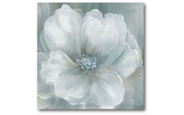  Grey Flower Ii Gallery-Wrapped Canvas Wall Art – 30″ x 30″