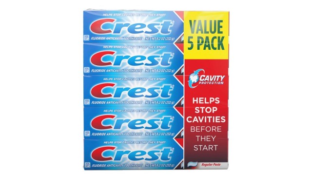  Fluoride Anticavity Toothpaste, Regular Paste, 8.2 Ounce, 5 pk