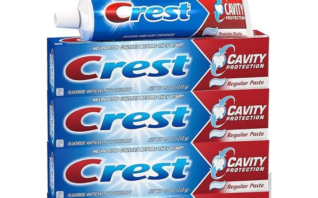  Fluoride Anticavity Toothpaste, Regular Paste, 8.2 Ounce- 3-Pack