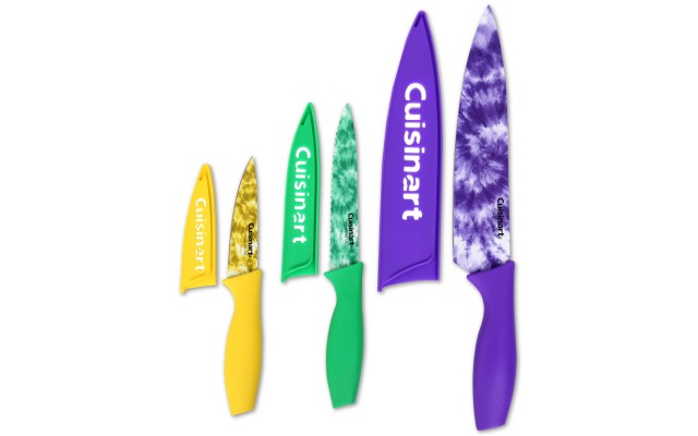  Tie Dye Print 6-Pc. Chef Cutlery Set