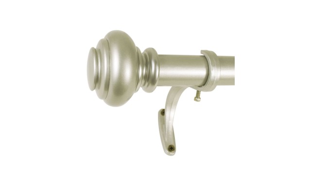  Urn Curtain Rod Set, 18-36in, Gold