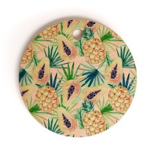 Deny Designs Camarasa Live the Summer Round Cutting Board