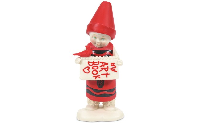  Snowbabies Guest Crayola Color My World Figurine, 2.13 Inch, Multicolor