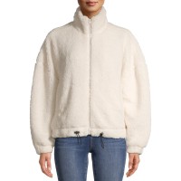 Derek Heart Juniors Teddy Bear Jackets, White, Large