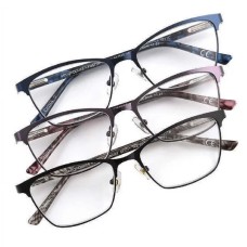 Design Optics by Foster Grant Addie Square Cat Eye Reading Glasses 3-Pack +1.50