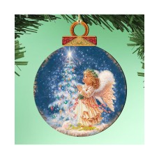 Designocracy by Dona Gelsinger My-Christmas-Wish Ornament, Set of 2