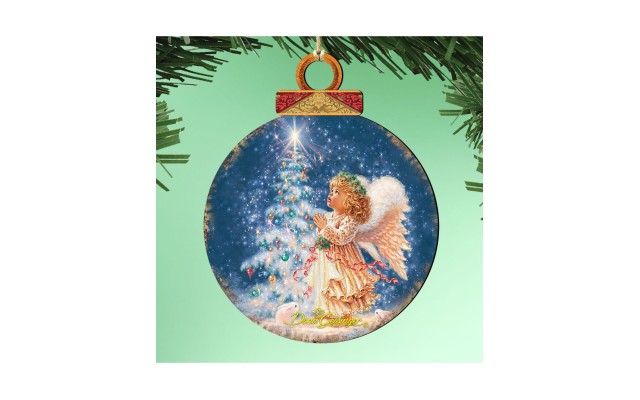 by Dona Gelsinger My-Christmas-Wish Ornament, Set of 2