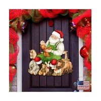 Designocracy by Susan Winget Merry Christmas Santa Wall and Door Decor