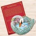  Love Swan Wooden Ornament Set of 2