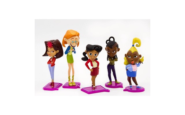  the Proud Family Penny Dijonay Lacienega Maya & Zoey 5-Piece Figure Play Set