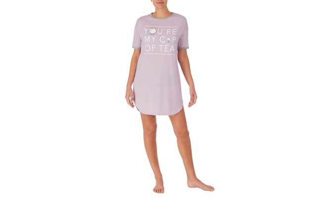  You’re My Cup Of Tea Sleep Shirt, Lilac, Large