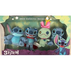 Disney’s Lilo & Stitch 4-Pack Stitch Collector Plushes Set