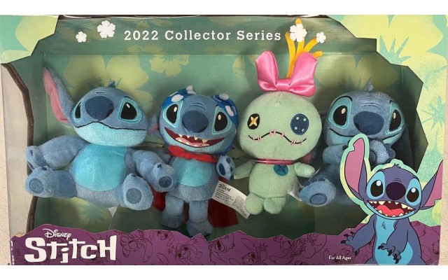 Disney’s Lilo & Stitch 4-Pack Stitch Collector Plushes Set