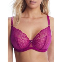 Dita Von Teese Fiamma Underwire Balconette Bra, 34 C, Pink