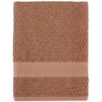 Divatex Quick Dry Wash Towels, Brown, 12x12