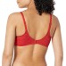  Women’s Pure Lace Unlined Bra, Red, 36DDD