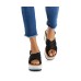  Destructed High-Rise Raw-Hem Skinny Jeans, Blue/5