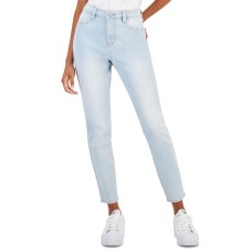 Dollhouse Juniors’ Curvy Faded Skinny Jeans, Alps, 5